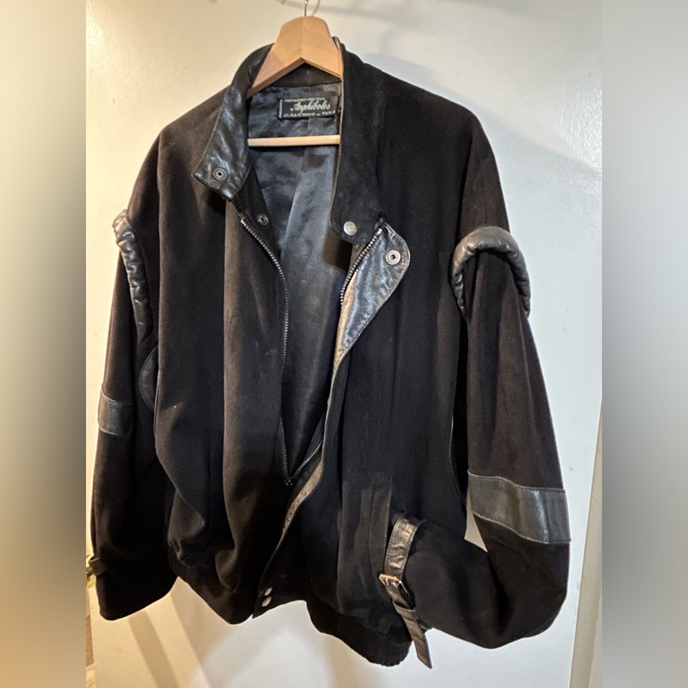 Amphiboles Paris, Leather and Suede Men’s jacket size 50